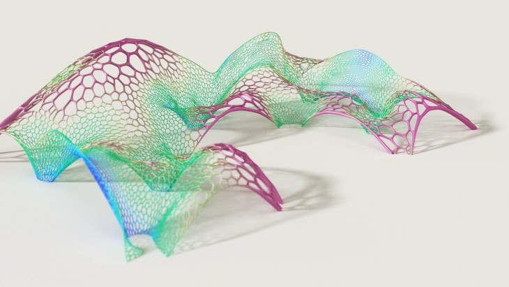 Softbody and Dual Mesh: the size of the cells depends on the curvature of the surface 