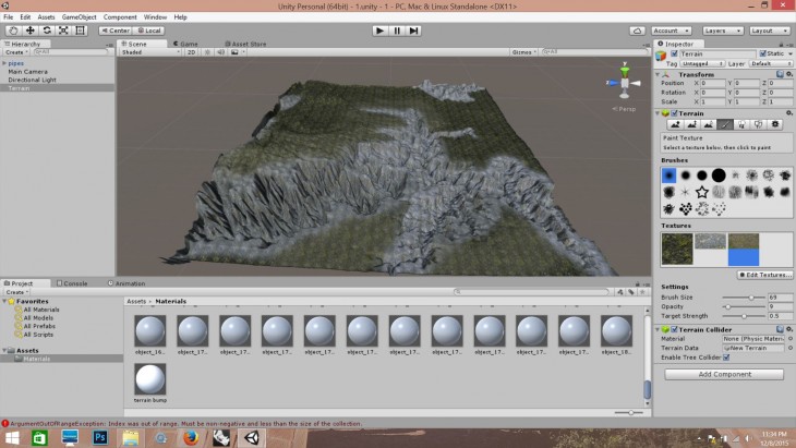 Simulating the environment