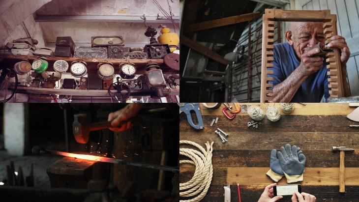 watch repairing, steel works,carpentry, all amazing professions with a local heritage