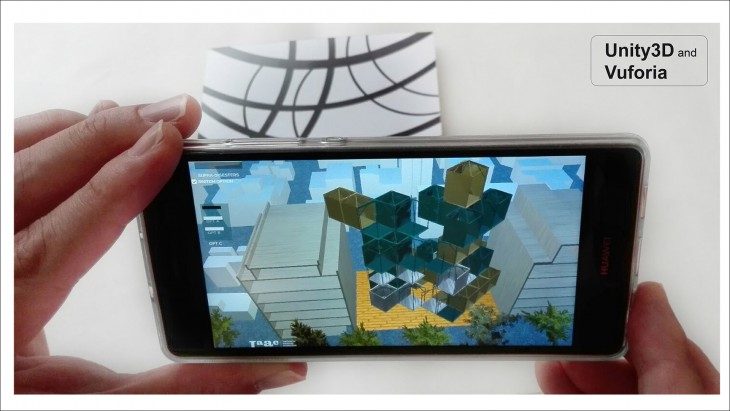 Augmented Reality - Smartphone - Exploring geomtetric options 