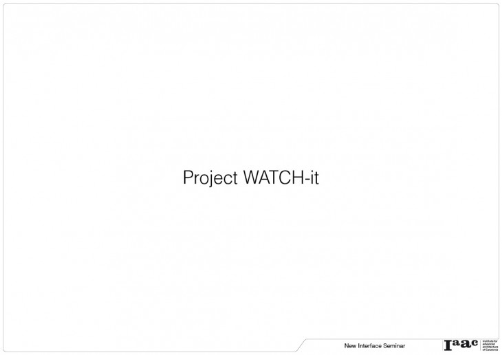 Project WATCH-it3