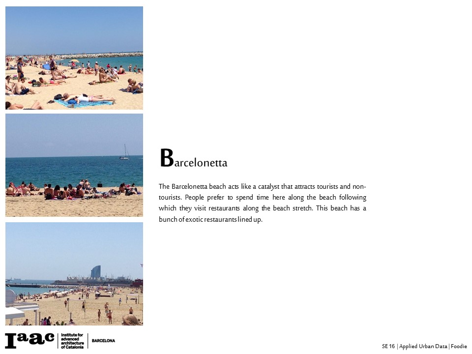 Barceloneta beach - tourist attraction