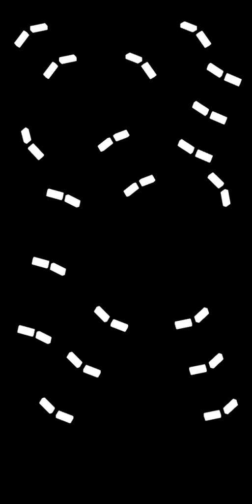 CONCEPT  How can a joint system for tessellated wood panels use acrylic to simultaneously integrally admit light and control the interface of the panels? In this system, each edge at which a panel meets another is physically penetrated by one or more acrylic joints which emerge from within the façade. Sets of collinear joints are then secured on the outside of the façade by a wood strip which passes through slots cut into the joints. By partially occluding the translucent joints with opaque material, narrow strips of light are created which emphasize the lines created by the panel joints.   METHODS  A significant geometrical challenge in the modelling of the façade was orienting the joints so that they are perpendicular to both panels that they connect. This was necessary because while laser cutting allows for the precise control of component geometry, it can only cut at 90 degrees relative to the surface of the material – so intersecting parts should join at a right angle for a close fit. The eventual solution involved the following algorithm:  In Rhino, set the construction plane to one of the two surfaces. Use the bounding box command to draw a rectangle around the surface. If the length of the bounding box is not equal to the length of the join edge, scale it in the direction of the join edge so that it is. Repeat 1 through 3 for the other surface. Draw a triangle connecting the midpoint of the join edge and the midpoints of the two bounding box edges parallel to it.  Three-dimensional joints were then built using these triangles as guides for direction.  Physically, the joints are composed of five stacked identical pieces of acrylic. This allows for thickness and redundancy, which give resilience to the joint itself, while remaining easily fabricable by laser cutting. The brackets which connect the façade to the frame use the same logic, but in wood to accept a screwed connection. Team1_TranslucentArea