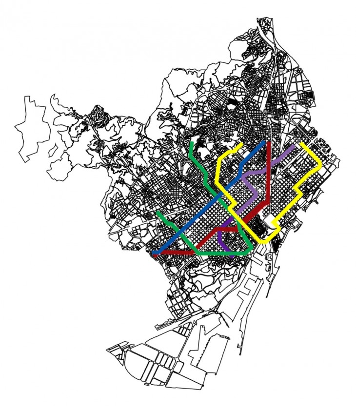 Metro Map of Barcelona