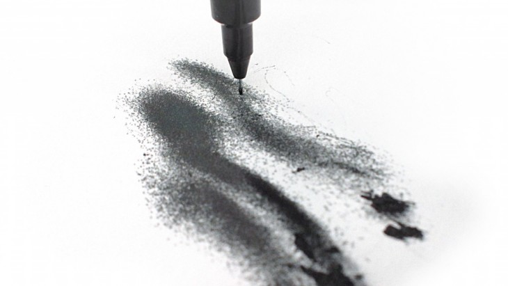 IaaC motor drawing pen paper