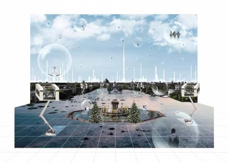 iaac-student-juan-diego-ramirez-leon-proposes-a-tabula-rasa-for-the-territory-of-vdnkh-in-a-future-where-the-space-is-populated-by-floating-tranquil-spaces-projected-upon-a-densified-moscow