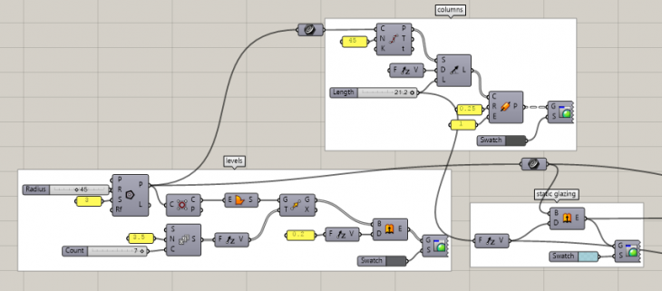 Script for floors and columns