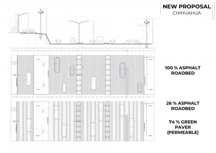 Chihuahua Future Street Section