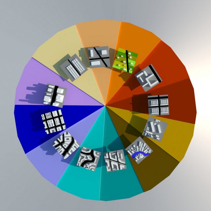 Common Fabrics Color Wheel
