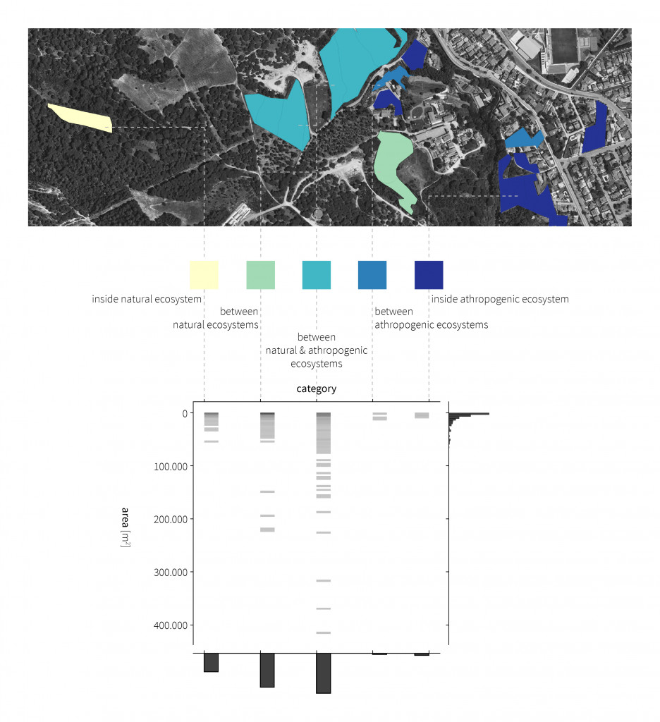 big data analysis, categorization, scatter graph, python, El Vallès, abandoned crops