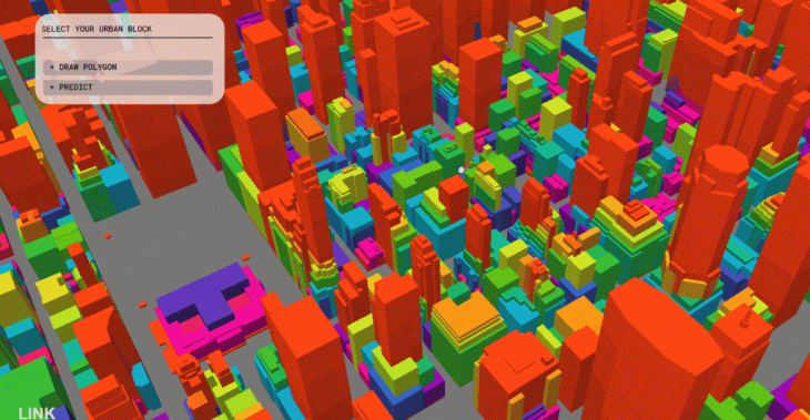 Custom web-based map created using Mapbox and open street maps