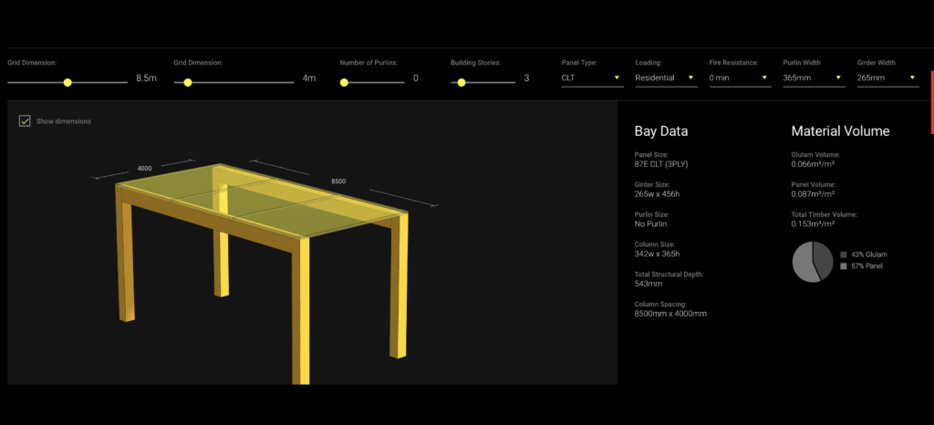 Structural Study for a Mass Timber House – IAAC Blog