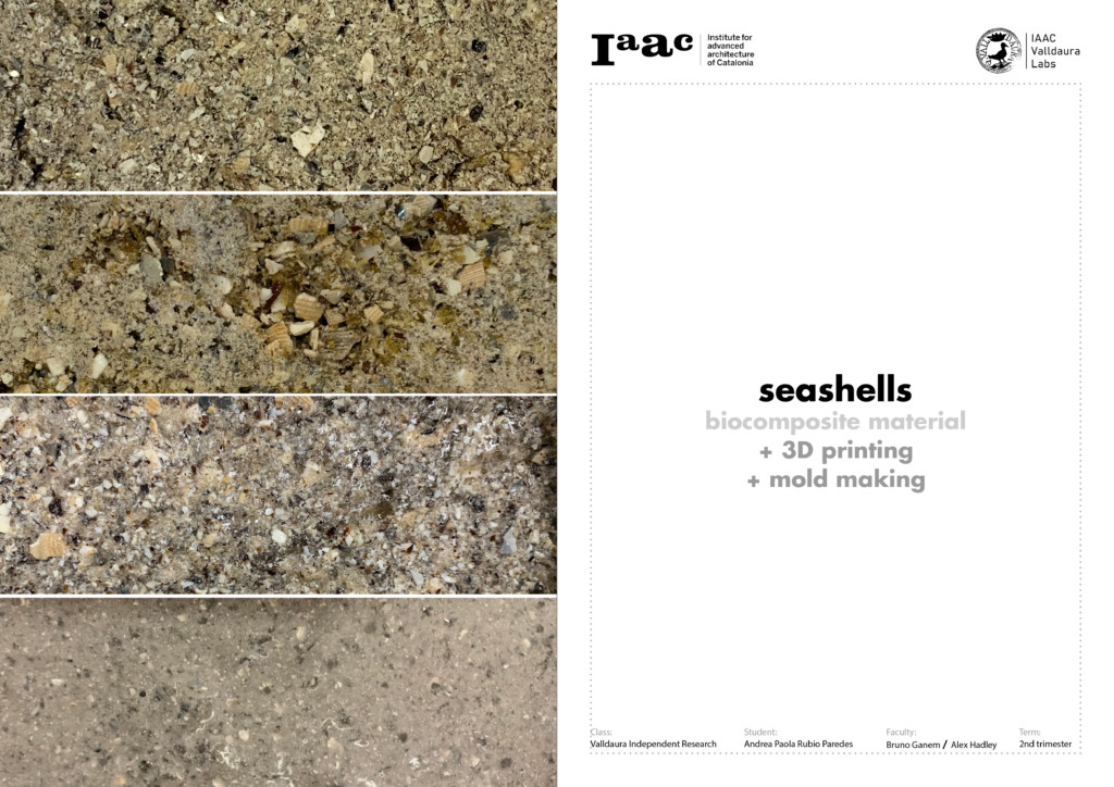 Seashells pt 2 // Biomaterial and digital fabrication – IAAC Blog