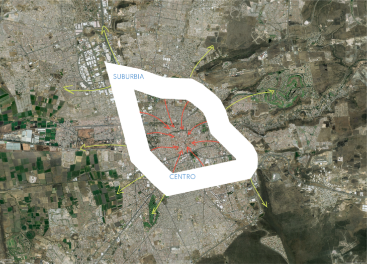 Querétaro Centro-Suburbia