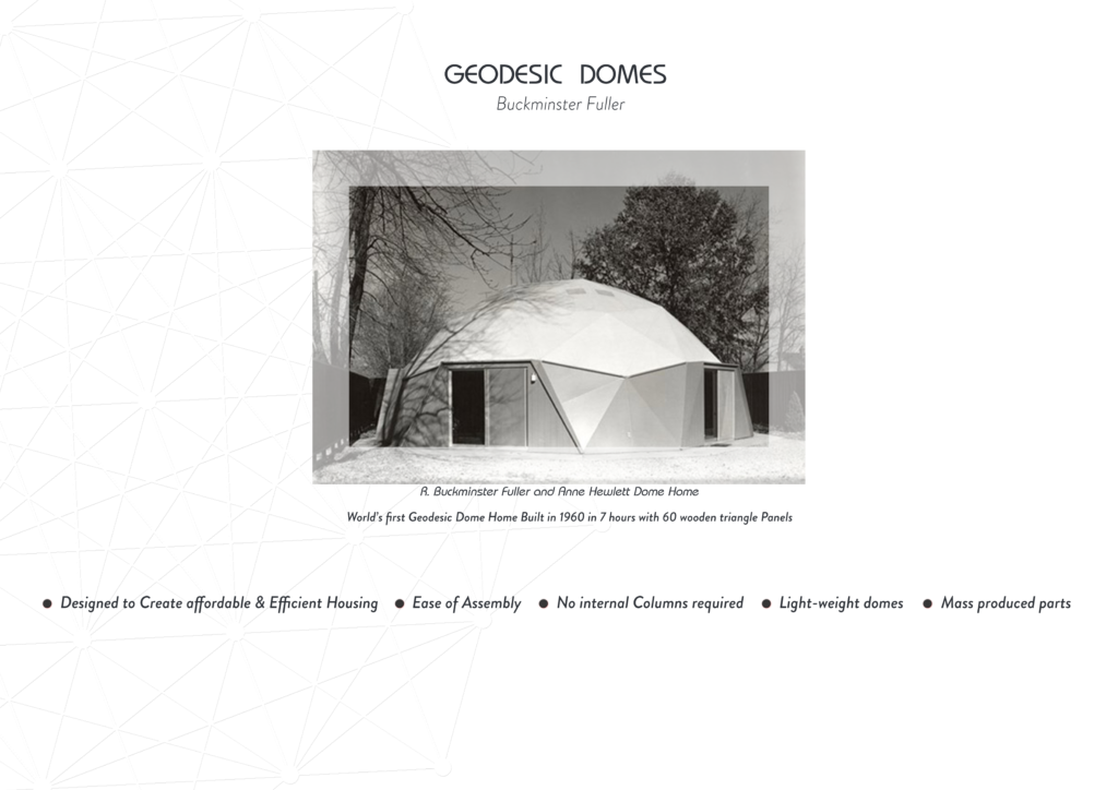 Geodesic domes