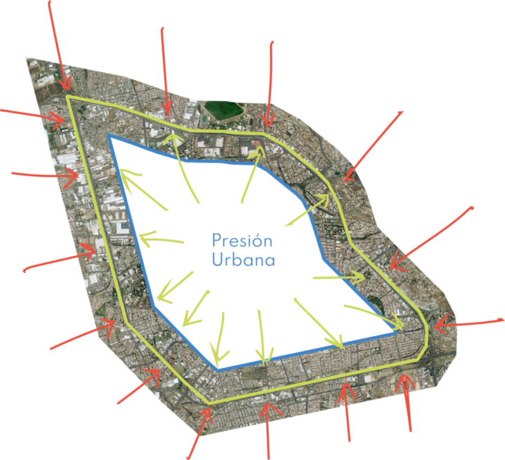 Súper Buffer Querétaro. Presión Urbana