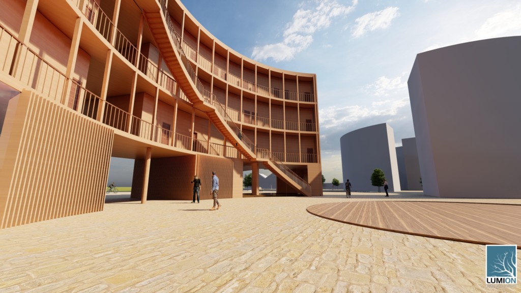 VISUALIZING MASS TIMBER - COLLECTIVE HOUSING – IAAC Blog